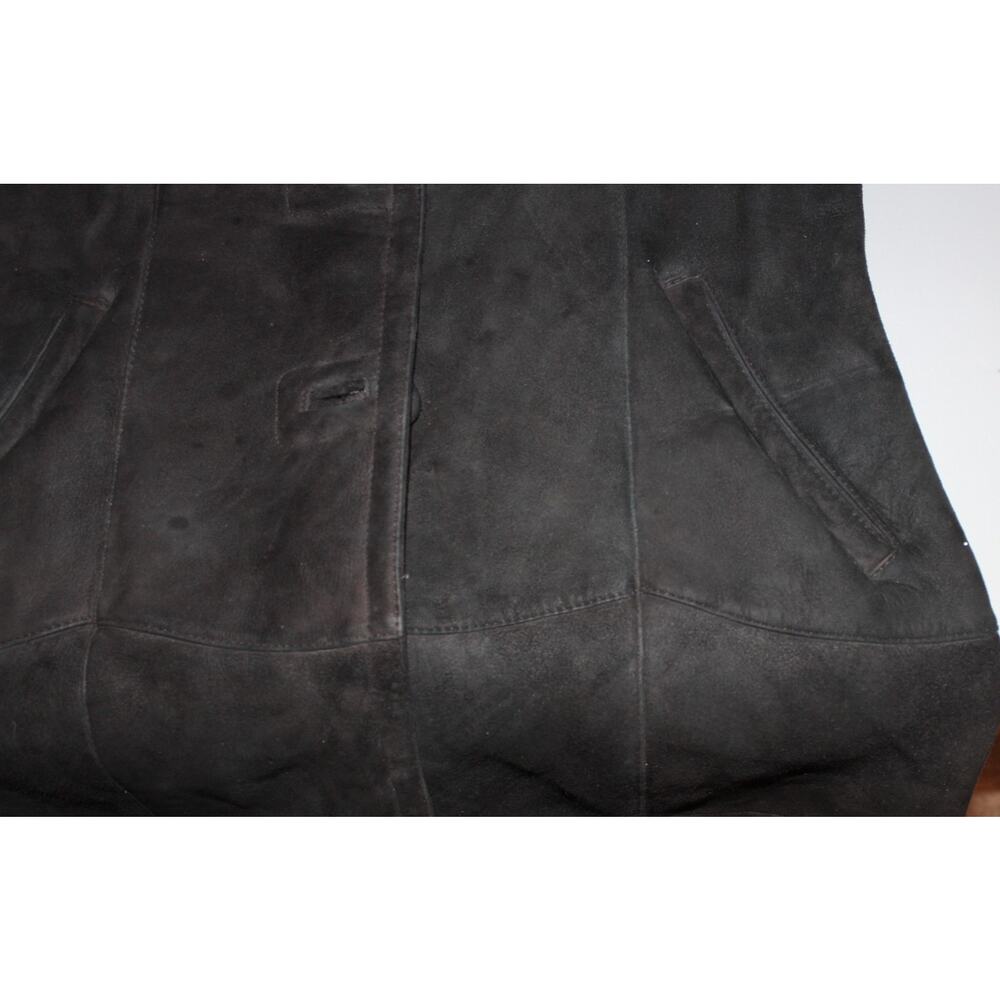 Young Eun Jacket Coat Women's Medium Faux Sude & Faux Fur-lined - Picture 13 of 14